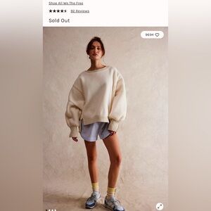 We the free Camden sweatshirt large/xlarge